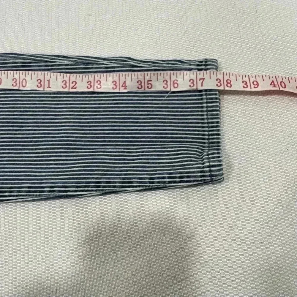 Madewell 9" Mid-Rise Skinny Jeans in Piper Stripe (Size 28 - Picture 13 of 13